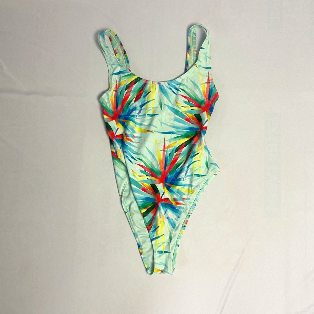 Forever 21 Tropical Print Swim Suit sz S